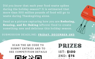 Send us a picture capturing how you Reduce, Reuse and Rebake leftover food this holiday season and have a chance to win exciting prizes!