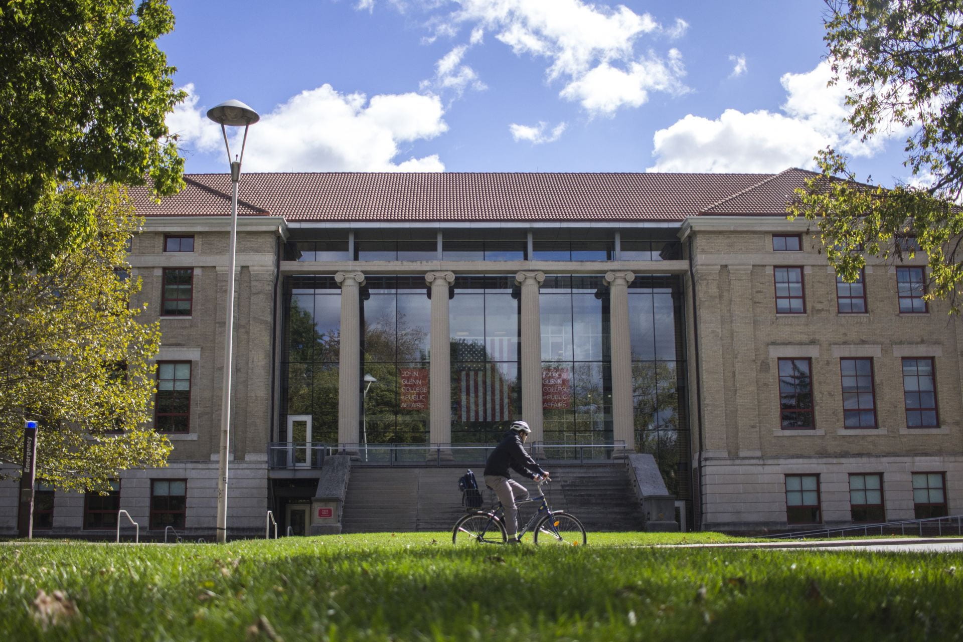 A picture of Page Hall at Ohio State University